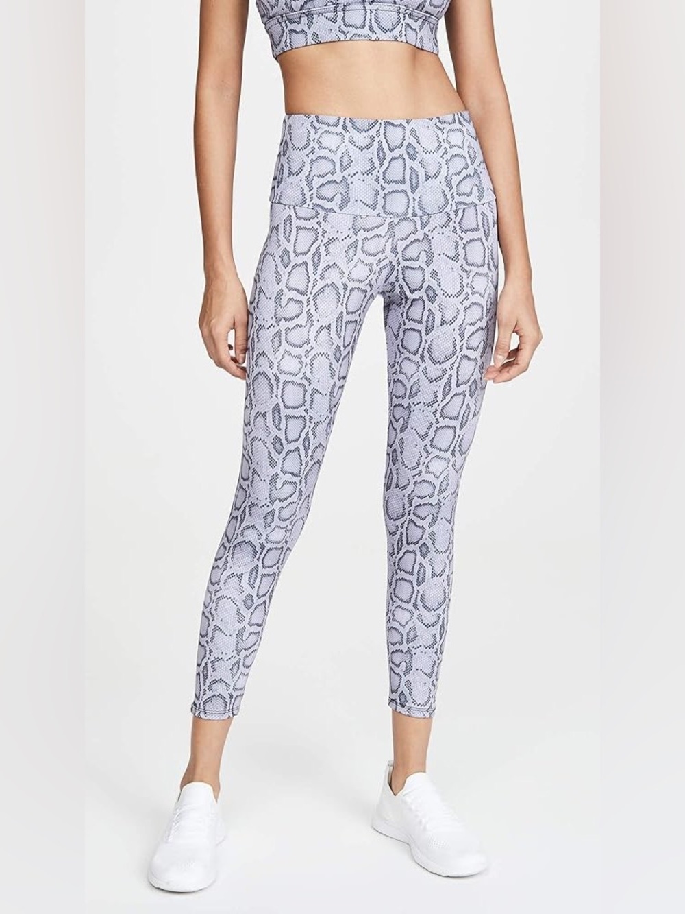Onzie Snake Print High Waist Leggings S/M Gray Pilates Princess Yoga Activewear